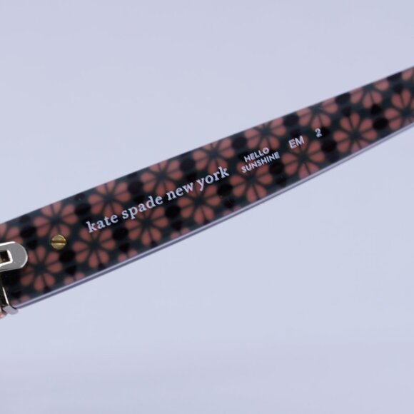 Kate AMBERLYNN/S 0MAP 9K Sunglasses Havana Square Frame, Green Lenses